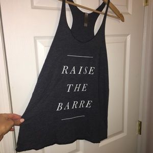 Raise the Barre racerback tank